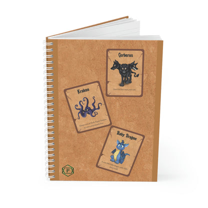 Battle Cards Spiral Notebook