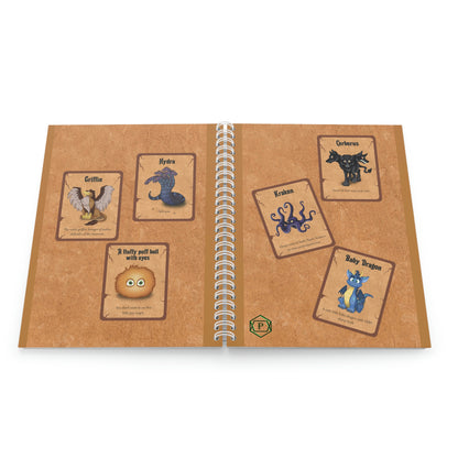 Battle Cards Spiral Notebook